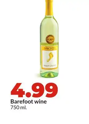 Hy-Vee Barefoot wine offer