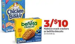 Hy-Vee Nabisco snack crackers or belVita biscuits offer
