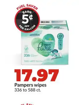 Hy-Vee Pampers wipes offer