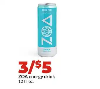 Hy-Vee ZOA energy drink offer