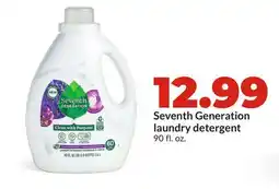 Hy-Vee Seventh Generation laundry detergent offer