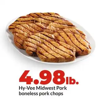 Hy-Vee Hy-Vee Midwest Pork boneless pork chops offer