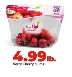 Hy-Vee Verry Cherry plums offer