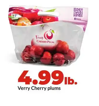 Hy-Vee Verry Cherry plums offer