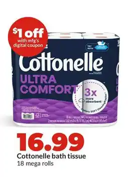 Hy-Vee Cottonelle bath tissue offer