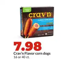 Hy-Vee Crav'n Flavor corn dogs offer