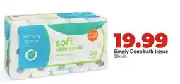 Hy-Vee Simply Done bath tissue offer