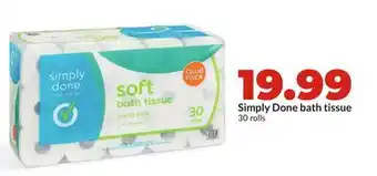 Hy-Vee Simply Done bath tissue offer