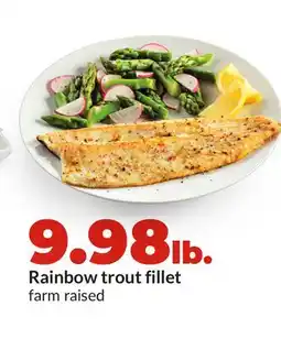 Hy-Vee Rainbow trout fillet offer