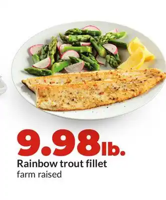 Hy-Vee Rainbow trout fillet offer