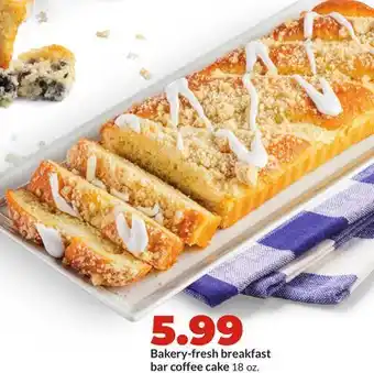 Hy-Vee Bakery-fresh breakfast bar coffee cake offer