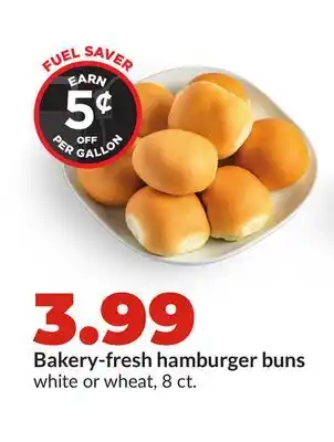 Hy-Vee Bakery-fresh hamburger buns offer