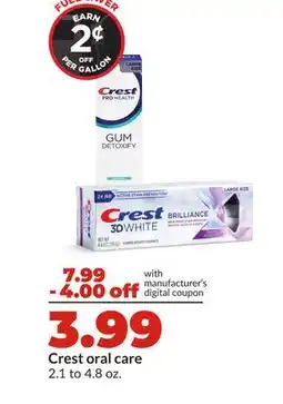 Hy-Vee Crest oral care offer