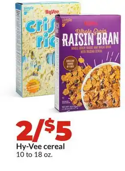 Hy-Vee Hy-Vee cereal offer