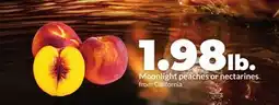 Hy-Vee Moonlight peaches or nectarines offer