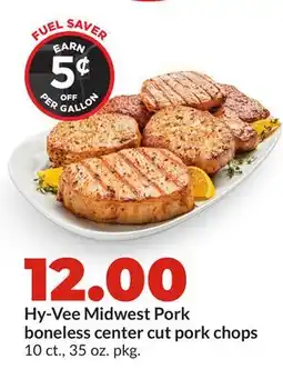 Hy-Vee Hy-Vee Midwest Pork boneless center cut pork chops offer