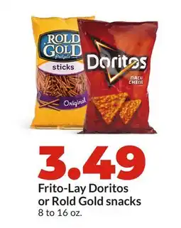 Hy-Vee Frito-Lay Doritos or Rold Gold snacks offer