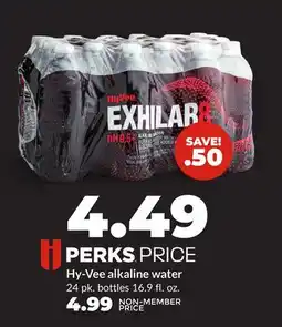 Hy-Vee Hy-Vee alkaline water offer