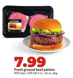 Hy-Vee Fresh ground beef patties offer