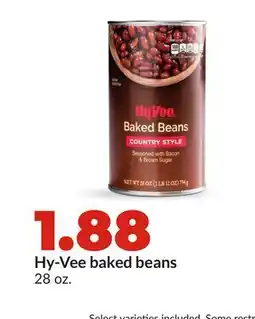 Hy-Vee Hy-Vee baked beans offer