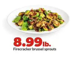Hy-Vee Firecracker brussel sprouts offer