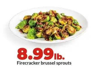 Hy-Vee Firecracker brussel sprouts offer