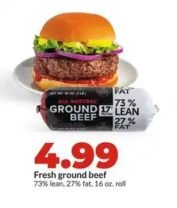 Hy-Vee Fresh ground beef offer