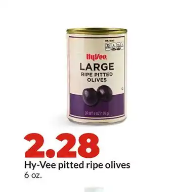 Hy-Vee Hy-Vee pitted ripe olives offer