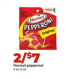 Hy-Vee Hormel pepperoni offer