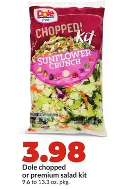 Hy-Vee Dole chopped or premium salad kit offer