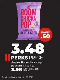 Hy-Vee Angie's Boomchickapop popcorn offer