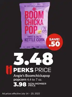 Hy-Vee Angie's Boomchickapop popcorn offer