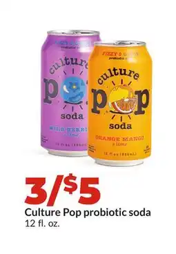 Hy-Vee Culture Pop probiotic soda offer