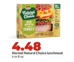 Hy-Vee Hormel Natural Choice lunchmeat offer