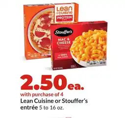 Hy-Vee Lean Cuisine or Stouffer's entrée offer