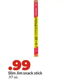 Hy-Vee Slim Jim snack stick offer