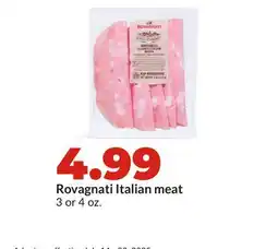 Hy-Vee Rovagnati Italian meat offer