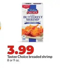 Hy-Vee Tastee Choice breaded shrimp offer