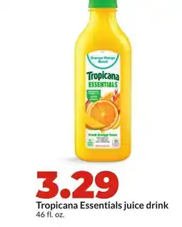 Hy-Vee Tropicana Essentials juice drink offer