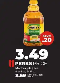 Hy-Vee Mott's apple juice offer