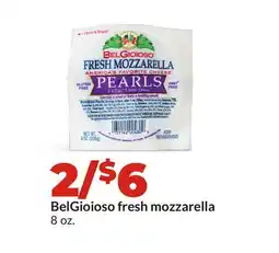 Hy-Vee BelGioioso fresh mozzarella offer