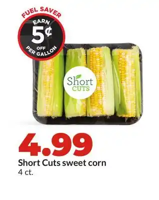 Hy-Vee Short Cuts sweet corn offer