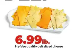 Hy-Vee Hy-Vee quality deli sliced cheese offer