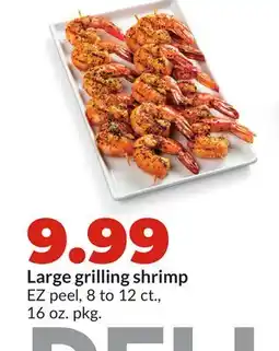 Hy-Vee Large grilling shrimp offer