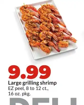 Hy-Vee Large grilling shrimp offer