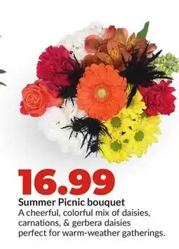 Hy-Vee Summer Picnic bouquet offer