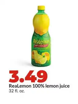Hy-Vee ReaLemon 100% lemon juice offer