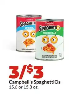 Hy-Vee Campbell's SpaghettiOs offer