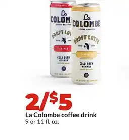 Hy-Vee La Colombe coffee drink offer
