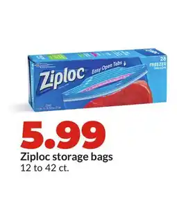 Hy-Vee Ziploc storage bags offer